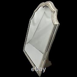 Old Large Silver Solid Silver Standing Mirror