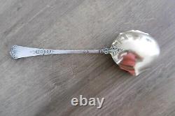 Old Large Spoon To Serve And Sauce In Solid Silver Minerva