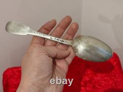 Old Large Spoon for the Fermiers Généraux in Solid Silver
