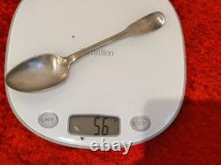 Old Large Spoon for the Fermiers Généraux in Solid Silver
