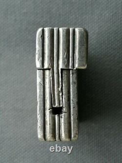 Old Lighter Art Deco Cartier Silver Massive Antique Lighter Silver