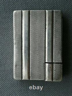 Old Lighter Art Deco Cartier Silver Massive Antique Lighter Silver