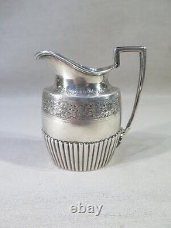 Old Little Pot A Milk Silver Massive Poincons English England