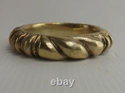 Old Massive Silver Bracelet, Vermeil. Berber Work, North Africa