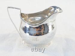 Old Milk Jar In Argent Massif / Français Silver Lion Passing Londons 1811