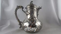 Old Milk Jug Covered Sterling Silver Poincon Neck Brace Nineteenth Louis XV Rocaille