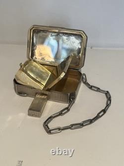 Old Minaudière Purse Jewelry Failed Silver