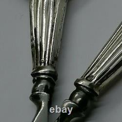 Old Necessary Silver Scissors Massif Scissors Nogent Art Deco