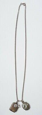 Old Necklace Chain Pendant Holder Solid Silver Silver Silver Silver Necklace Chain