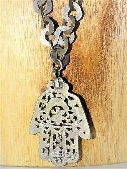Old Necklace Handmade Necklace Silver & Hand Fatma Africa Maghreb North