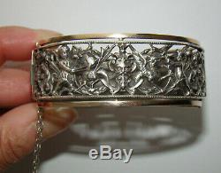 Old Openwork Strap Silver Renaissance Xixth