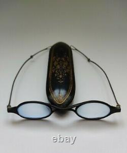 Old Pair Of Silver Folding Eyeglasses Debut XIX Eme Lorgnons Silver