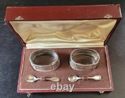 Old Pair of Solid Silver Salt Cellars