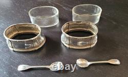 Old Pair of Solid Silver Salt Cellars