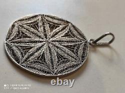 Old Pendant In Solid Silver Watermarked