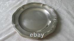 Old Plate / Silver Plate Massif Silver Model With Minerve Net 676 Gr