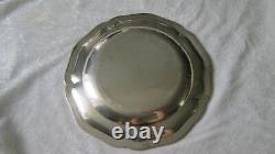 Old Plate / Silver Plate Massif Silver Model With Minerve Net 676 Gr