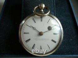 Old Pod Watch Signed Dufour To Montpellier In Silver, 48mm