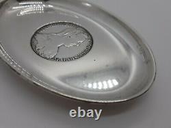 Old Pouch Oval Silver Massive Mint Thérèse D'autriche 1780 Silver