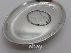 Old Pouch Oval Silver Massive Mint Thérèse D'autriche 1780 Silver