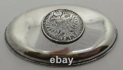 Old Pouch Oval Silver Massive Mint Thérèse D'autriche 1780 Silver