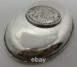 Old Pouch Oval Silver Massive Mint Thérèse D'autriche 1780 Silver