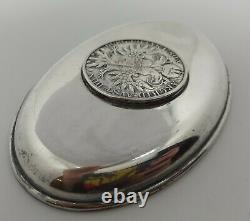 Old Pouch Oval Silver Massive Mint Thérèse D'autriche 1780 Silver