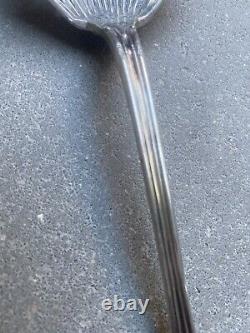 Old Powdery Spoon In Solid Silver Minerve Art Nouveau 81gr