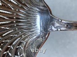 Old Powdery Spoon In Solid Silver Minerve Art Nouveau 81gr