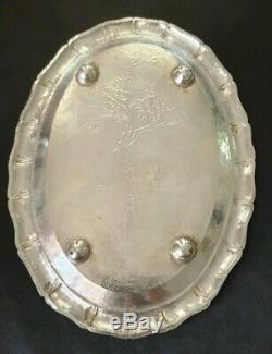 Old Rare Solid Silver Liquor Service Decor Art New China Chinese