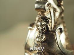 Old Salt Cellar Antique Solid Silver Cherub Salt Cellar