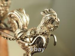 Old Salt Cellar Antique Solid Silver Cherub Salt Cellar