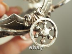 Old Salt Cellar Antique Solid Silver Cherub Salt Cellar