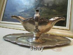 Old Sauciere In Solid Silver Poincon Minerve Epoch 19 Th Style L XV