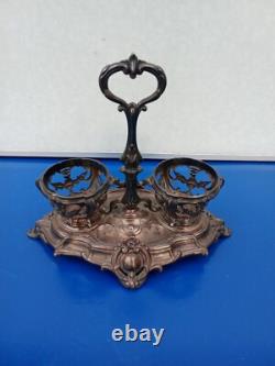 Old Servant Oil and Vinegar in Solid Silver Minerva Stamp 204 Grams