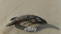 Old Shoe Buckle Wrought Iron And Sterling Silver Late Eighteenth