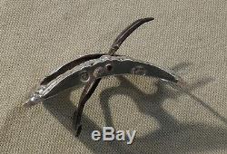 Old Shoe Buckle Wrought Iron And Sterling Silver Late Eighteenth