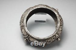 Old Silver Bracelet Presahara Morocco Ethnic Jewelry