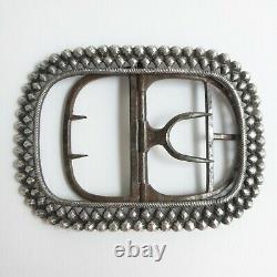 Old Silver Buckle 75 MM Late 18th / Early 19th Century