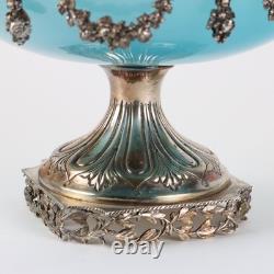 Old Silver Glass Cup Decorations France 19th Century Original