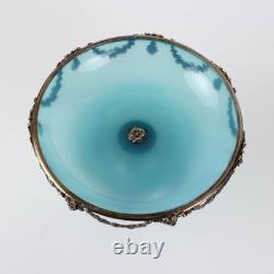Old Silver Glass Cup Decorations France 19th Century Original