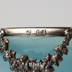 Old Silver Glass Cup Decorations France 19th Century Original