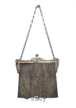 Old Silver Mesh Bag And Punch Appraised, Sold Off Before Removal