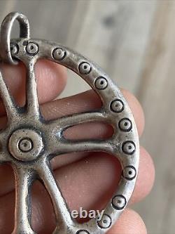 Old Silver Pendant Jean Despres A Identify Creator Wheel