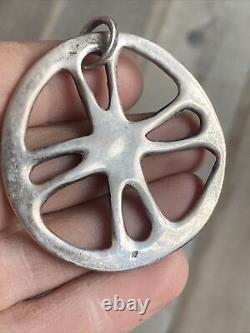Old Silver Pendant Jean Despres A Identify Creator Wheel
