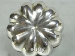 Old Silver Pumpkin Pill Box <br/>	
