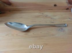 Old Silver Solid Gravy Spoon with Rooster Hallmark