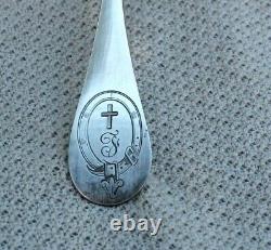 Old Silver Sprinkler With Religious Monogram