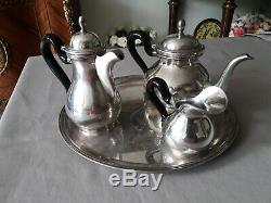 Old Silver Tea Set Silver 800, 1181g