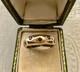 Old Silver Vermeil Ring With Rare Rose Garnet Haute Couture Design